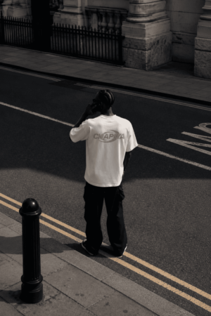 CHAPLYA Logo Heavyweight T-Shirt in Off White