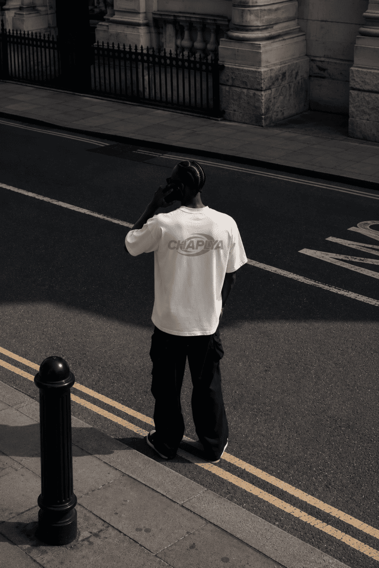 chaplya logo heavyweight tshirt off white CHAPLYA Logo Heavyweight T-Shirt in Off White